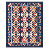 Jasmina Navy Multicolor in 10x8ft Size