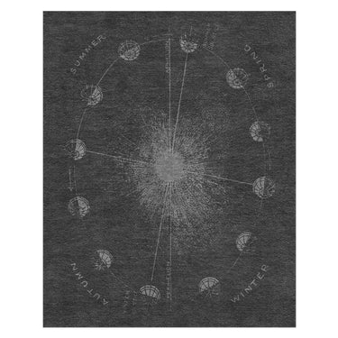 Equinox Black & Charcoal in 8' x 10' Size
