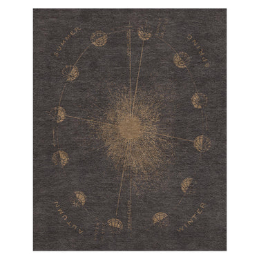 Equinox Brown & Gold in 8' x 10' Size