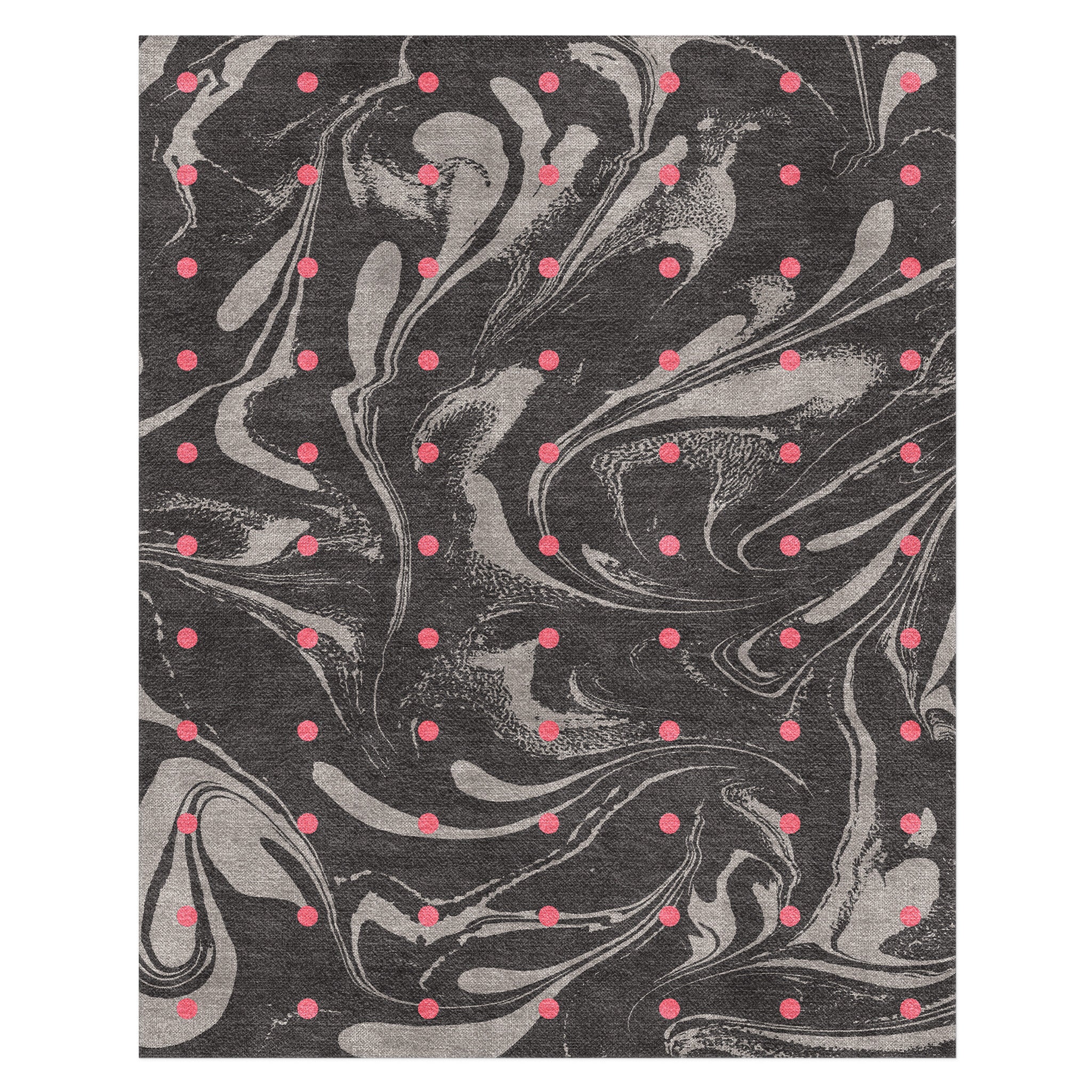Infredred Rugs Acid Burn Greige & Infrared Area Rug – Undrfoot Rugs