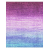 Imogen Watercolor Blue & Purple Ombre in 10x8ft Size