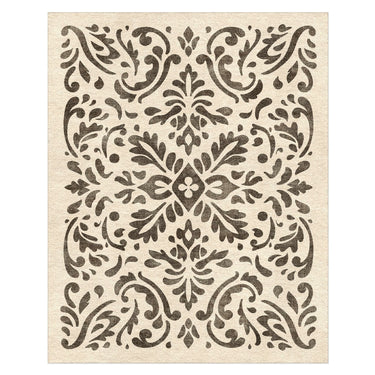 Floranna Ivory & Black in 8' x 10' Size