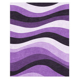 Sinuous Purple Monochrome in 10x8ft Size