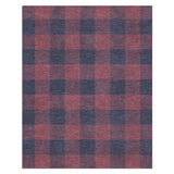 Buffalo Plaid Maroon & Navy in 8' x 10' Size