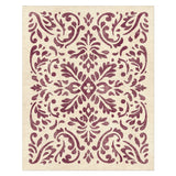 Floranna Ivory & Wine in 8' x 10' Size