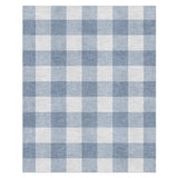 Buffalo Plaid Steel Blue in 8' x 10' Size