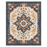 Louanne Navy & Orange in 10x8ft Size