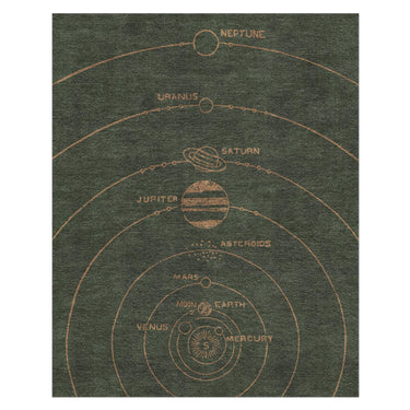 Solar System Forest & Rust in 8' x 10' Size
