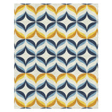 Jasper Blue & Gold in 8' x 10' Size