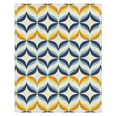 Jasper Blue & Gold in 8' x 10' Size