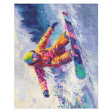 Dreamwave Snowboarder in 8' x 10' Size