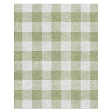 Buffalo Plaid Light Sage in 8' x 10' Size