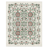 Georgiana Green & Deep Cerise in 8' x 10' Size