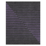 Euclid Black & Purple in 8' x 10' Size