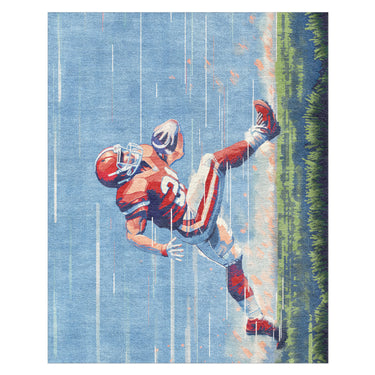 8 Bit Running Back in 8' x 10' Size