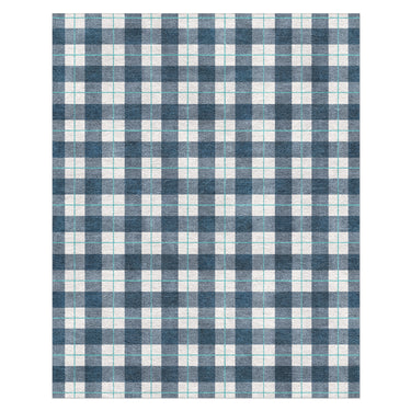 Wallace Plaid Blue & Teal in 10x8ft Size