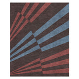 Prisma Maroon & Sky in 8' x 10' Size