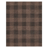 Buffalo Plaid Hickory Brown in 8' x 10' Size