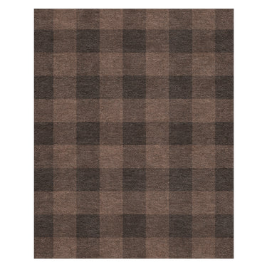 Buffalo Plaid Hickory Brown in 8' x 10' Size