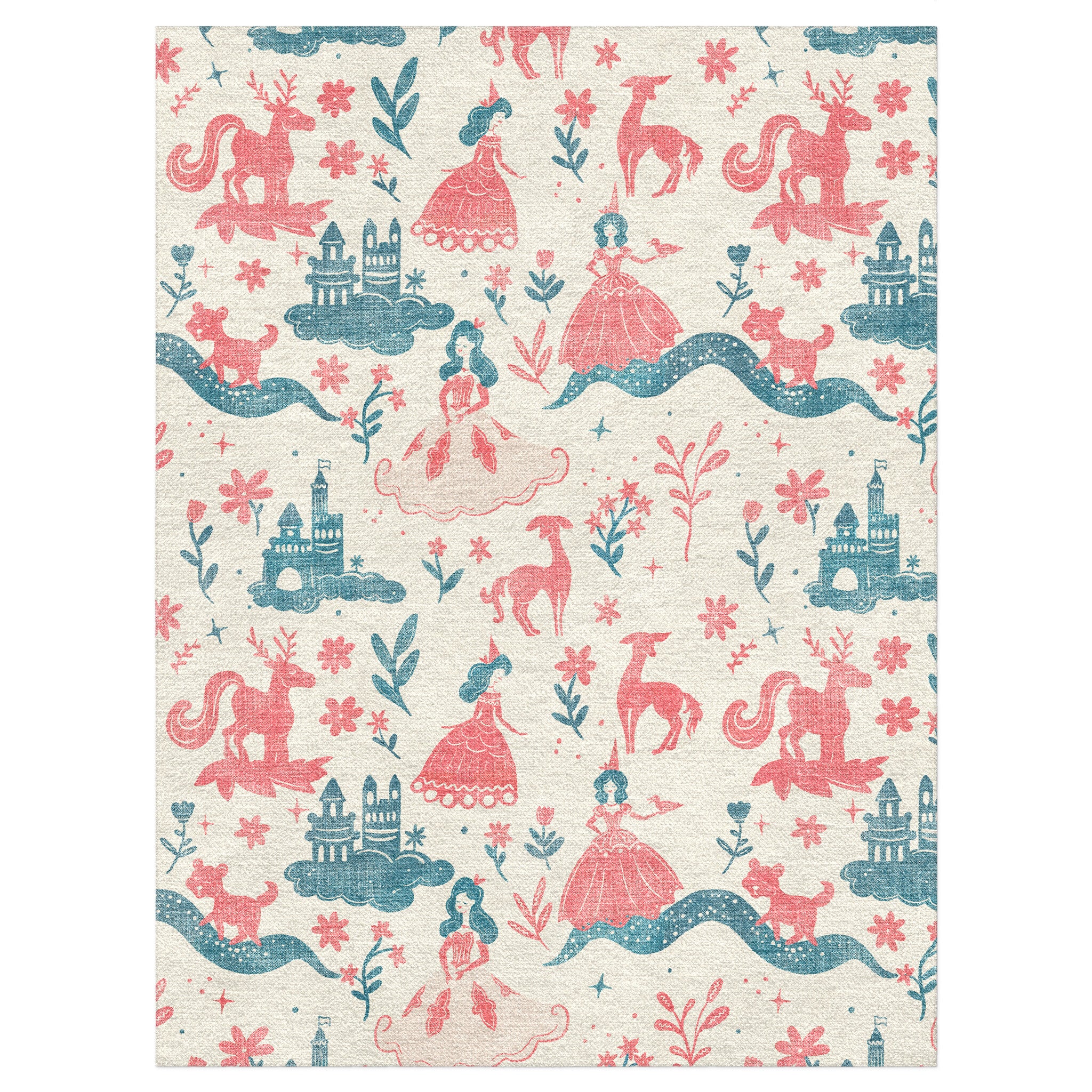 Princess Area Rug Pink Princess Fairytale Area Rug – Undrfoot Rugs