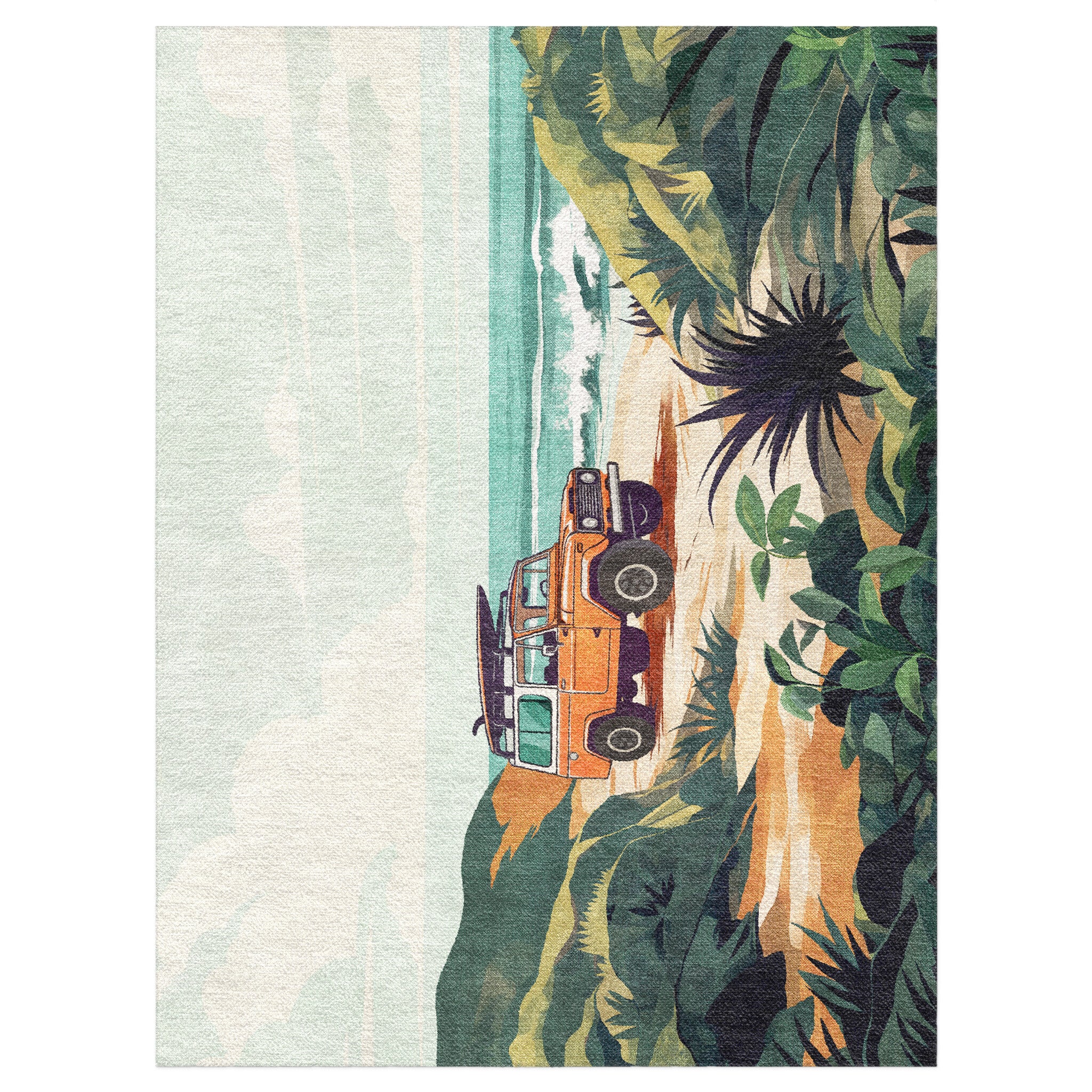 Viajar Rugs Beach Cruiser Area Rug – Undrfoot Rugs