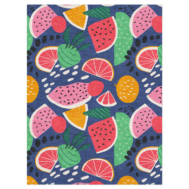 Summer Melon Navy Multicolor in 12x9ft Size