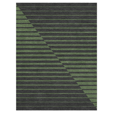 Euclid Black & Green in 9' x 12' Size