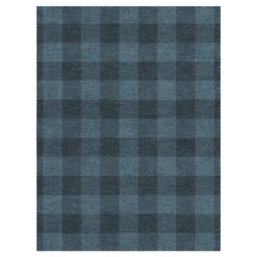 Buffalo Plaid Dark Navy in 9' x 12' Size