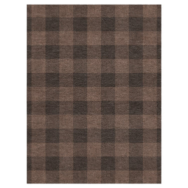 Buffalo Plaid Hickory Brown in 9' x 12' Size