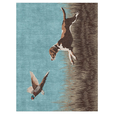 That Dog'll Hunt Blue in 9' x 12' Size