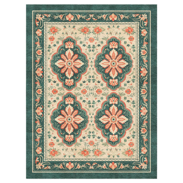 Meave Sage Green & Rose in 12x9ft Size