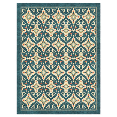 Merrin Blue & Ivory in 12x9ft Size