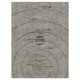 Solar System Taupe & Forest in 9' x 12' Size