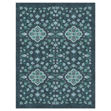 Fenwick Navy & Green in 9' x 12' Size