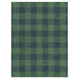 Buffalo Plaid Green & Navy in 9' x 12' Size