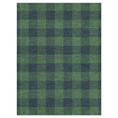 Buffalo Plaid Green & Navy in 9' x 12' Size