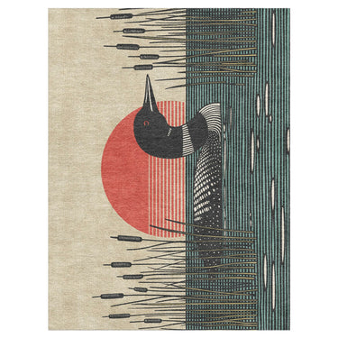 Sunset Loon in 9' x 12' Size