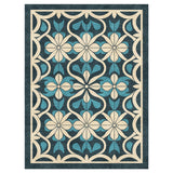 Mattheo Blue & Ivory in 12x9ft Size