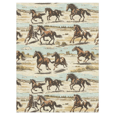 Wild Horses in 9' x 12' Size