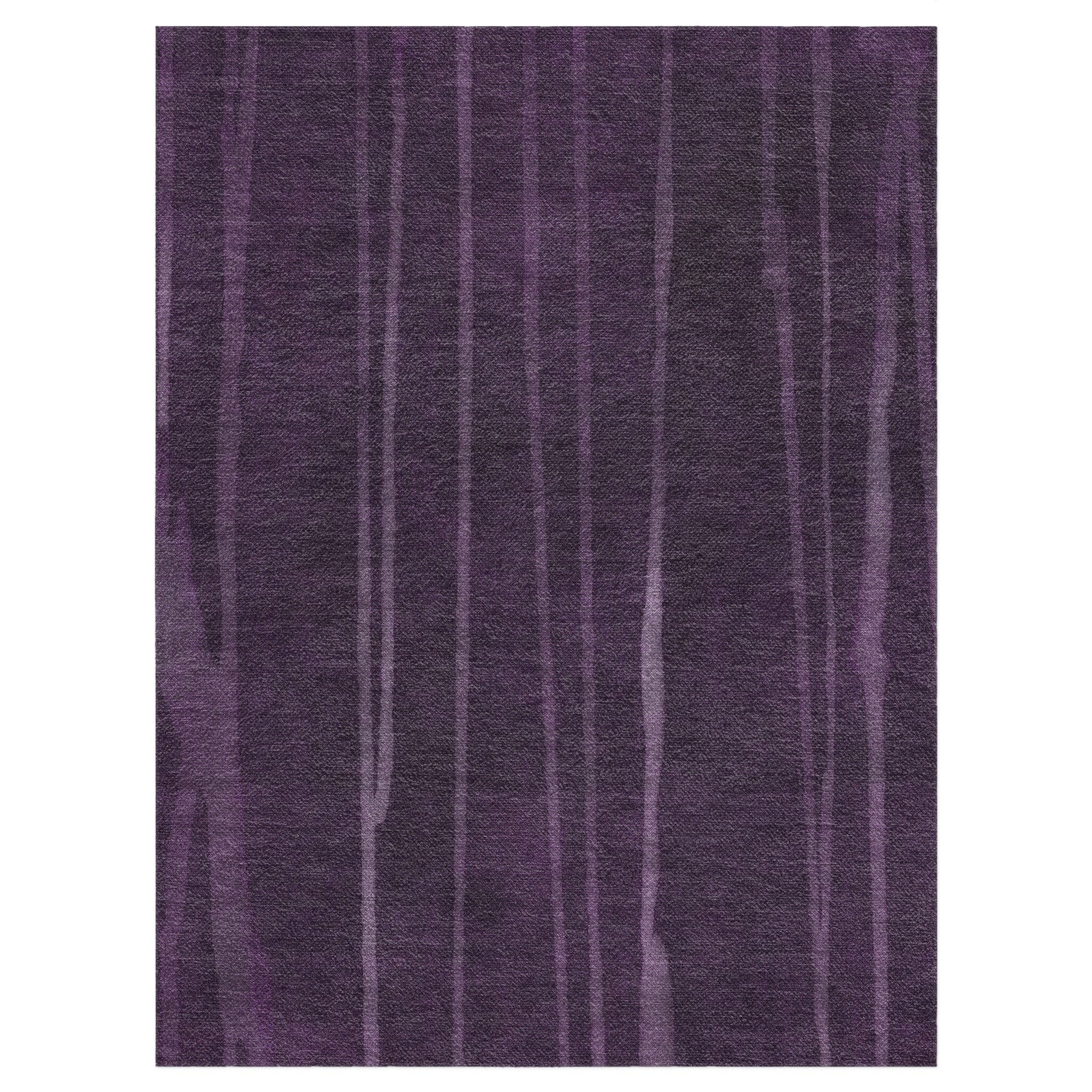 Deep Violet Rug Felix Bleach Die Deep Purple Area Rug – Undrfoot Rugs