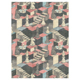 Harmon Surreal Chess Blue & Pink in 9' x 12' Size