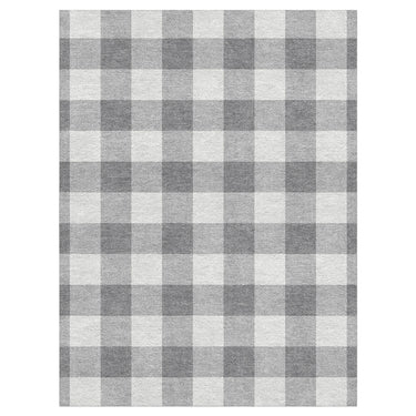 Buffalo Plaid Light Grey in 9' x 12' Size