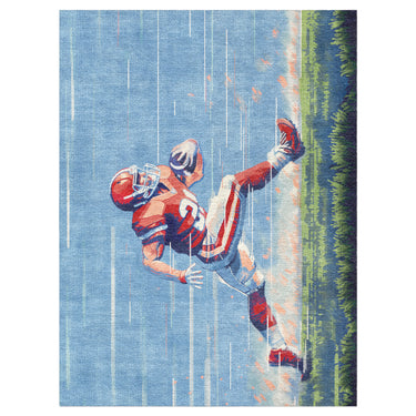 8 Bit Running Back in 9' x 12' Size