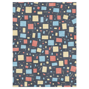 Geometric Confetti Twilight in 9' x 12' Size