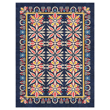 Jasmina Navy Multicolor in 12x9ft Size