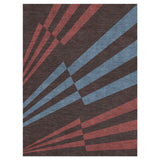 Prisma Maroon & Sky in 9' x 12' Size