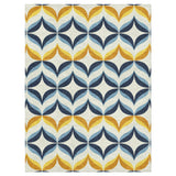 Jasper Blue & Gold in 9' x 12' Size