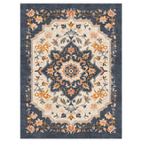 Louanne Navy & Orange in 12x9ft Size