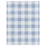 Buffalo Plaid Steel Blue in 9' x 12' Size