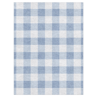 Buffalo Plaid Steel Blue in 9' x 12' Size